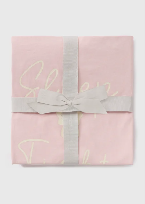 Pink Bow Print Pyjama Set - Extra small Image 3