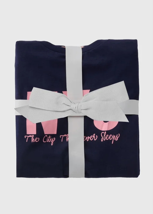 Navy NYC Pyjama Set - Extra small Image 3