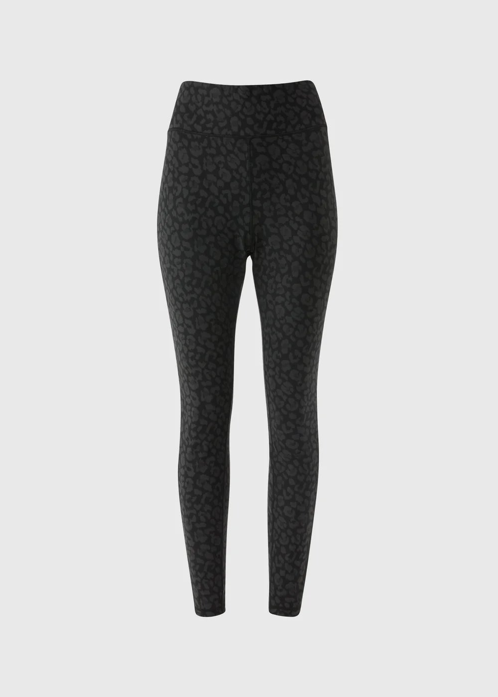 Souluxe Black Leopard Print Leggings - 8 Image 4
