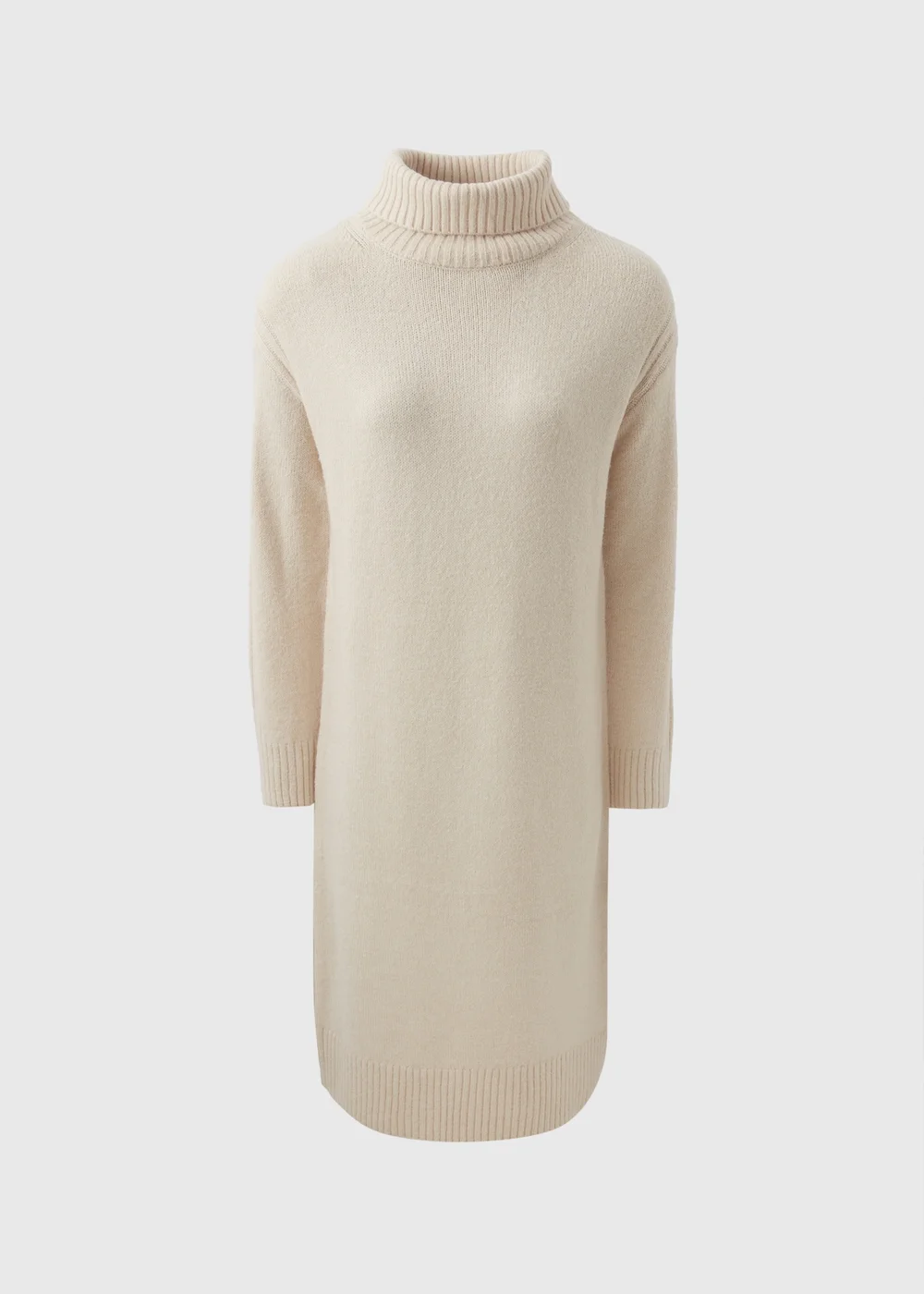 Et Vous Stone Roll Neck Knit Midi Dress - S Image 4