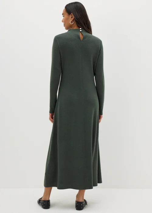 Et Vous Dark Green Fit & Flare Midi Dress - 8 Image 3