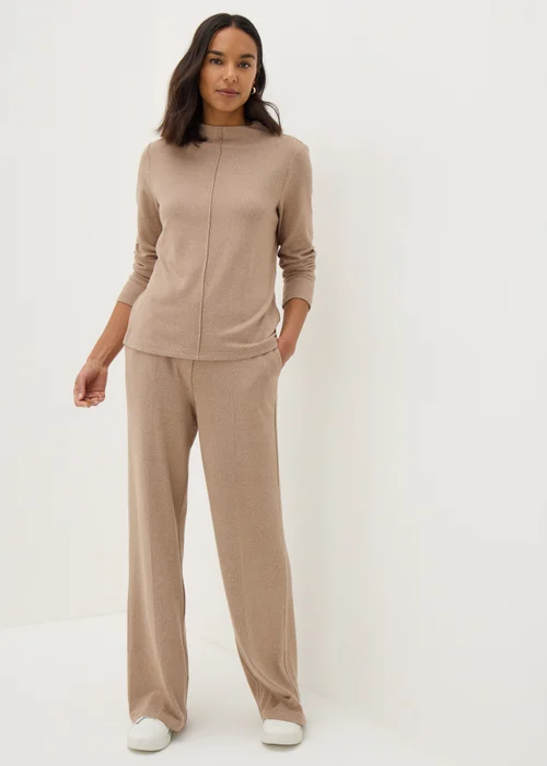Et Vous Camel Front Seam Co Ord Top - 8 Image 3