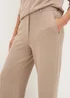 Et Vous Camel Wide Leg Co Ord Trousers - Size 8 Image 2