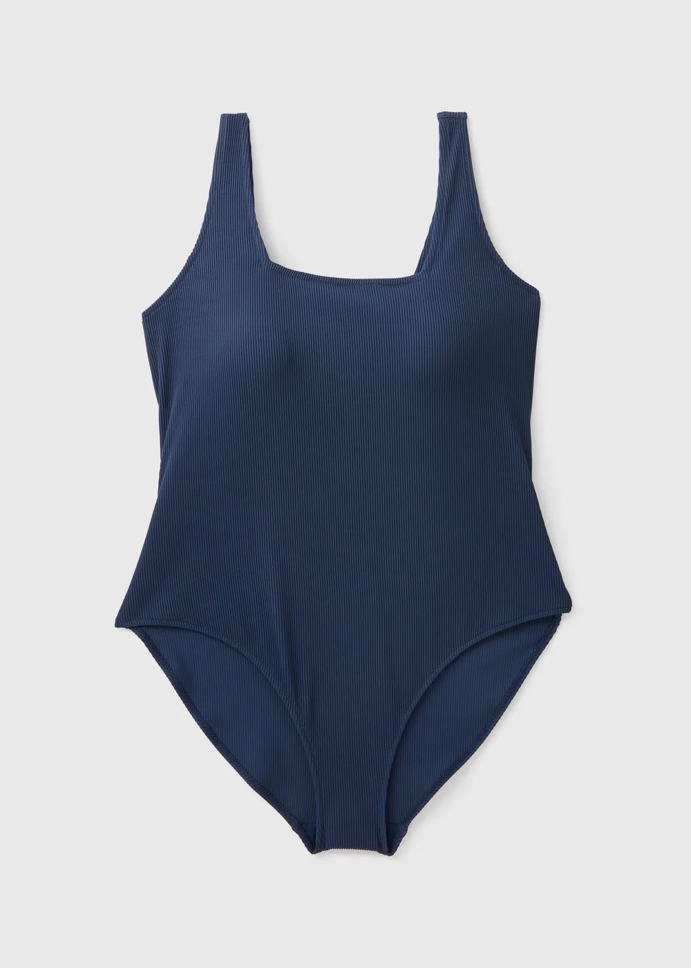 Navy Ribbed Swimsuit - 6 Image 3