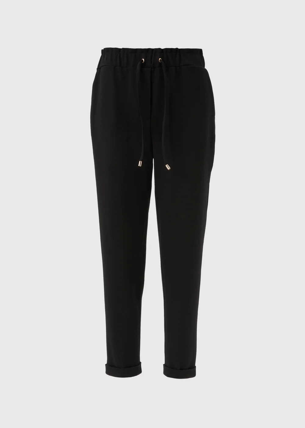 Et Vous Black Tapered Ponte Trousers - 10 Image 4