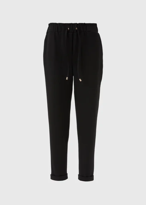Et Vous Black Tapered Ponte Trousers - 10 Image 4