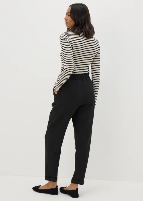 Et Vous Black Tapered Ponte Trousers - 10 Image 2