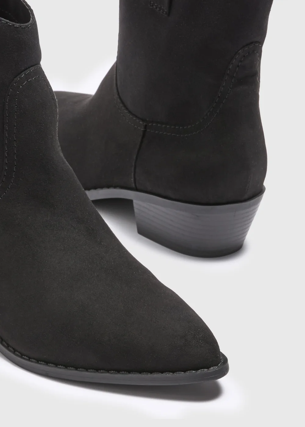 Black Western Boots - 3 Image 2