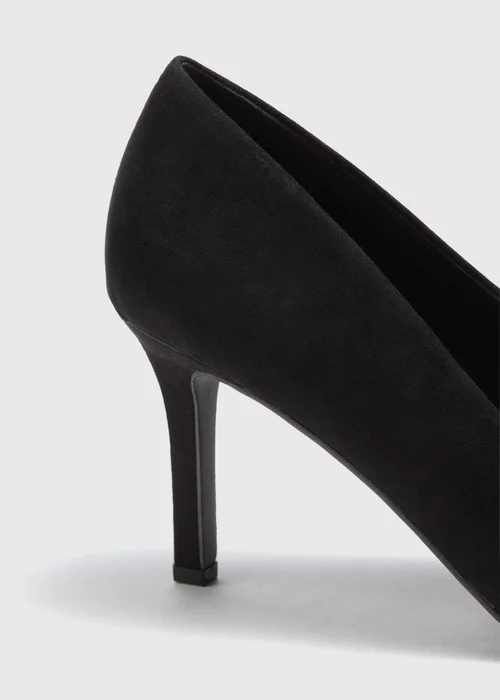 Black Pointed Court Heels - Size 3 Image 2