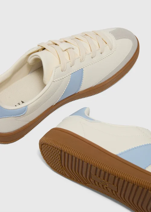 Blue Retro Trainers - Size 3 Image 2