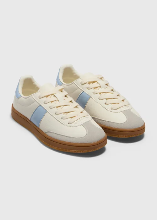 Blue Retro Trainers - Size 3 Image 1