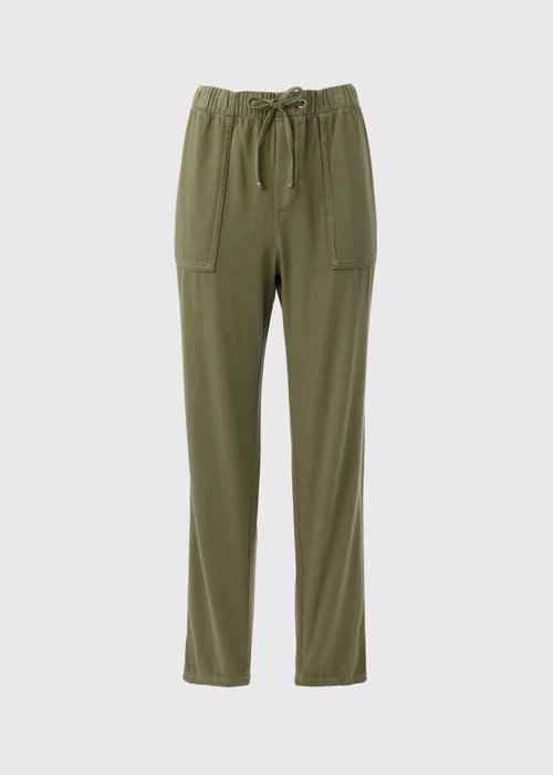 Khaki Utility Tapered Trousers - 8 Image 4