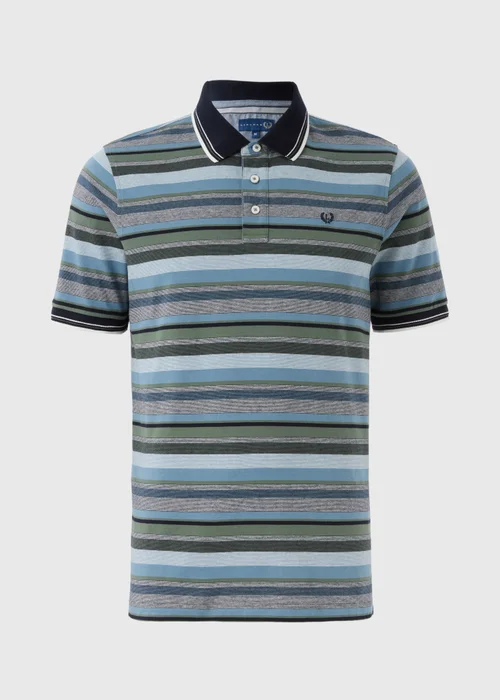 Lincoln Green Stripe Polo Shirt - S Image 4