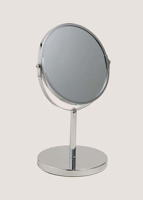 Silver Pedestal Mirror Image 1