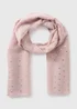 Nude Woven Foil Spot Scarf - One Size Image 1