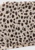 Cream Woven Animal Print Scarf - One Size Image 2