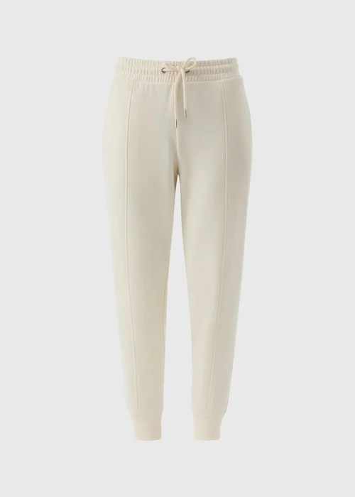 Cream Cuffed Jogging Bottoms - S Image 4