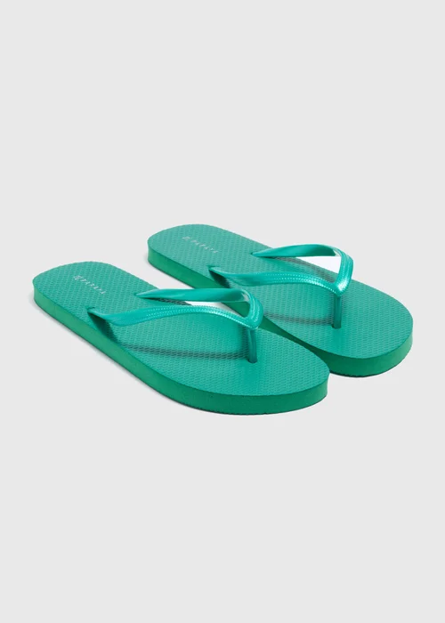 Green Flip Flops - Small Image 1