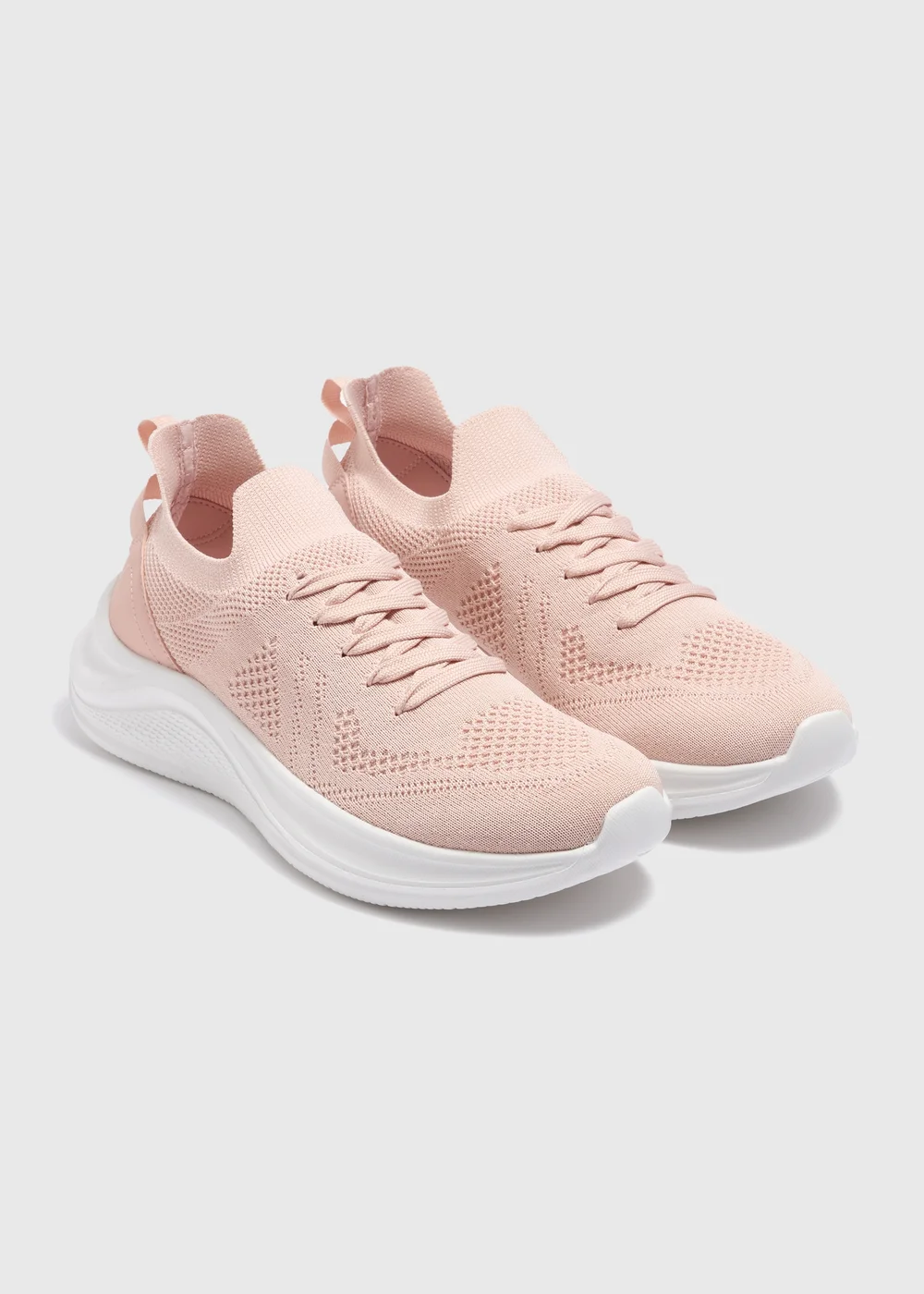 Souluxe Nude Trainers - Size 3 Image 1