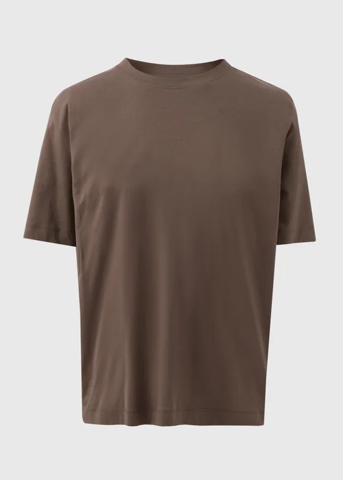 Brown Oversized T-Shirt - S Image 4