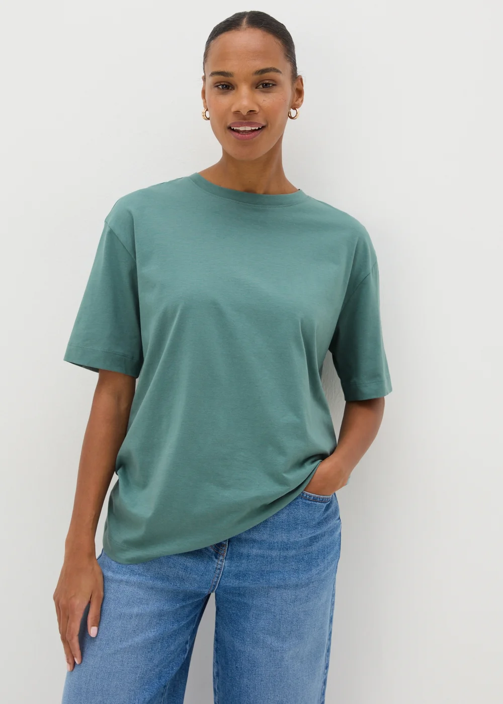 Green Oversized T-Shirt - S Image 1