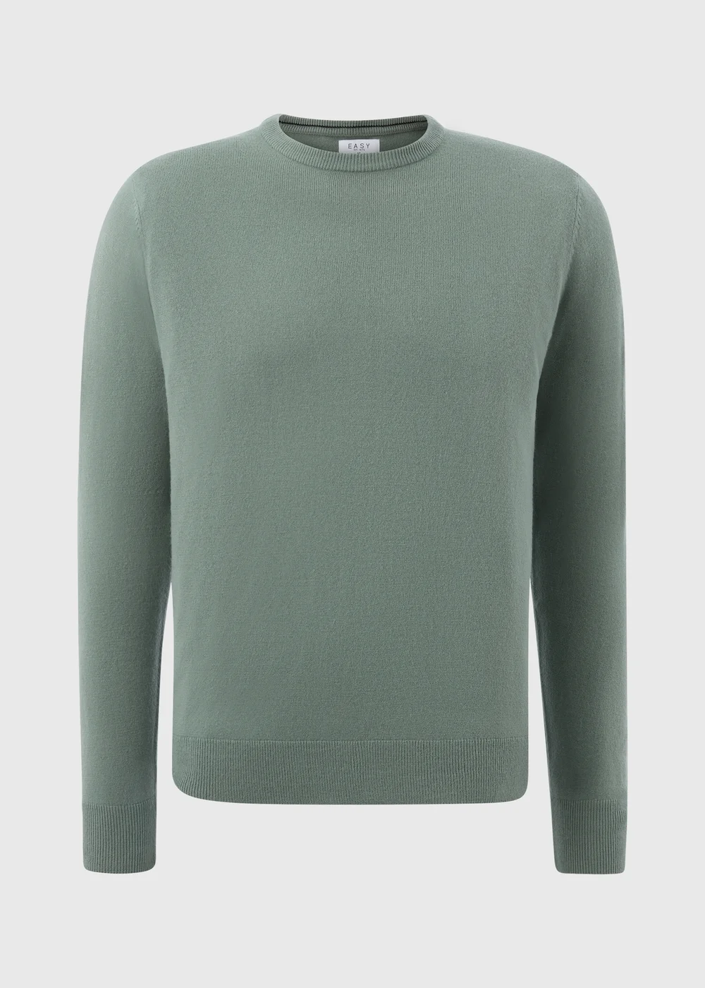 Green Crew Neck Knit Jumper - S Image 1