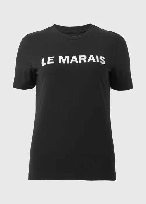 Black Le Marais Crew Neck T-Shirt - 8 Image 4