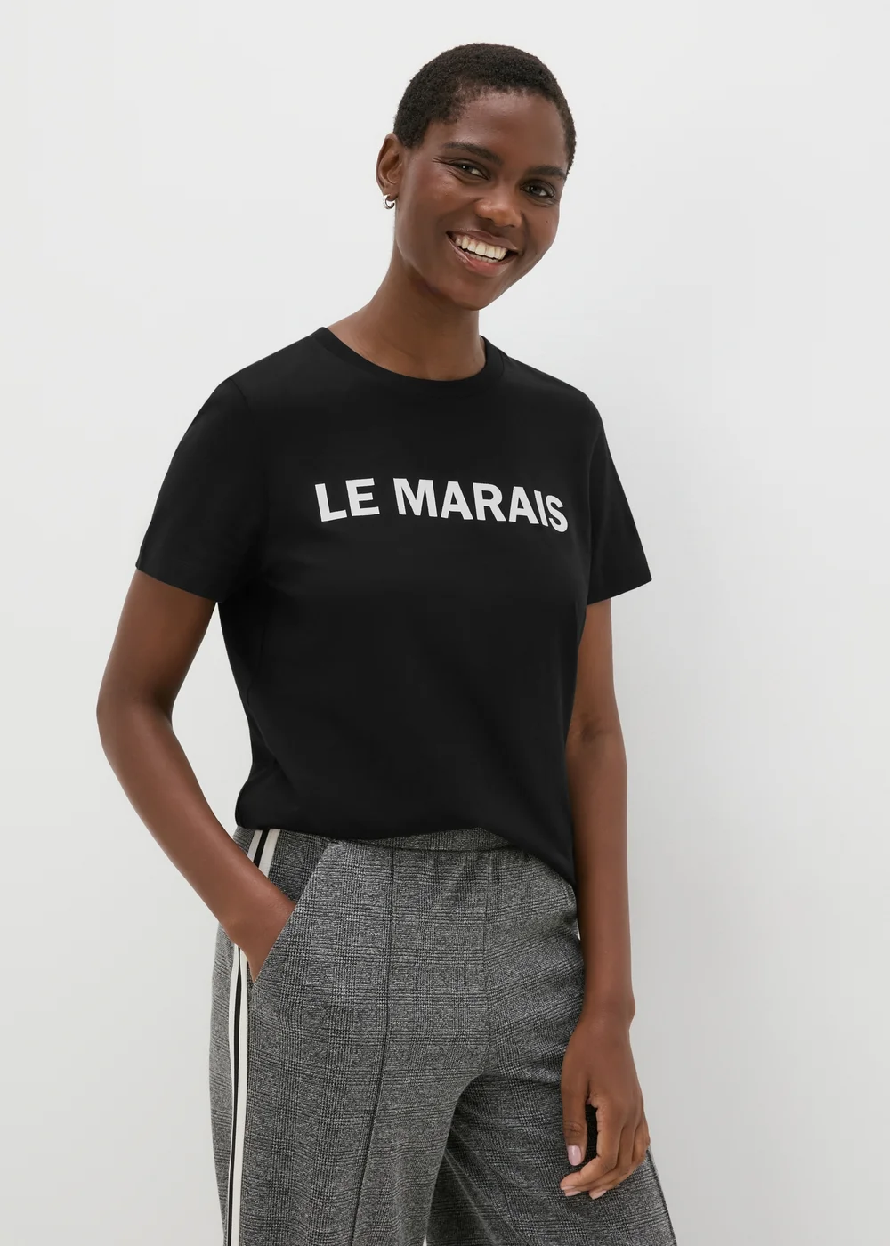 Black Le Marais Crew Neck T-Shirt - 8 Image 1