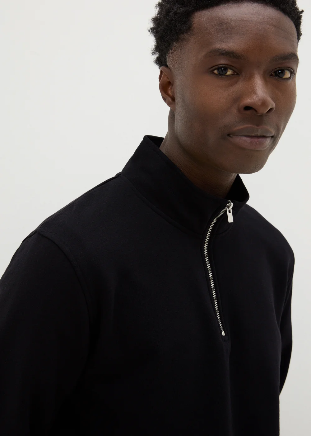 Black Funnel Zip Sweatshirt - S Image 3
