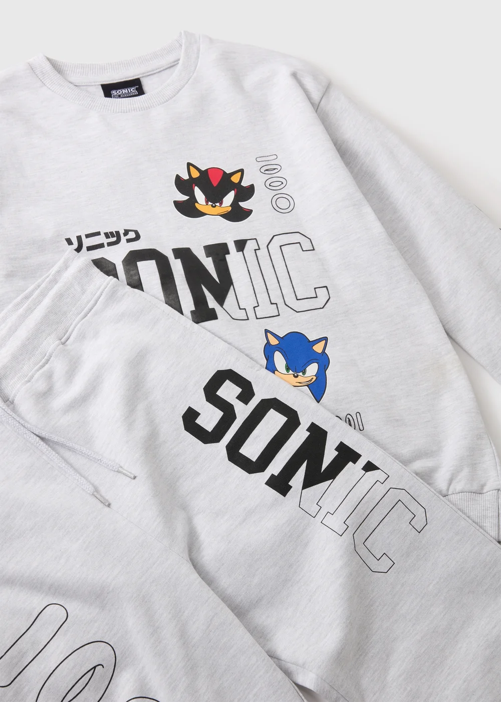 Sonic Boys Grey Sweatshirt & Jogging Bottoms (5-13yrs) - 5 Yrs Image 2