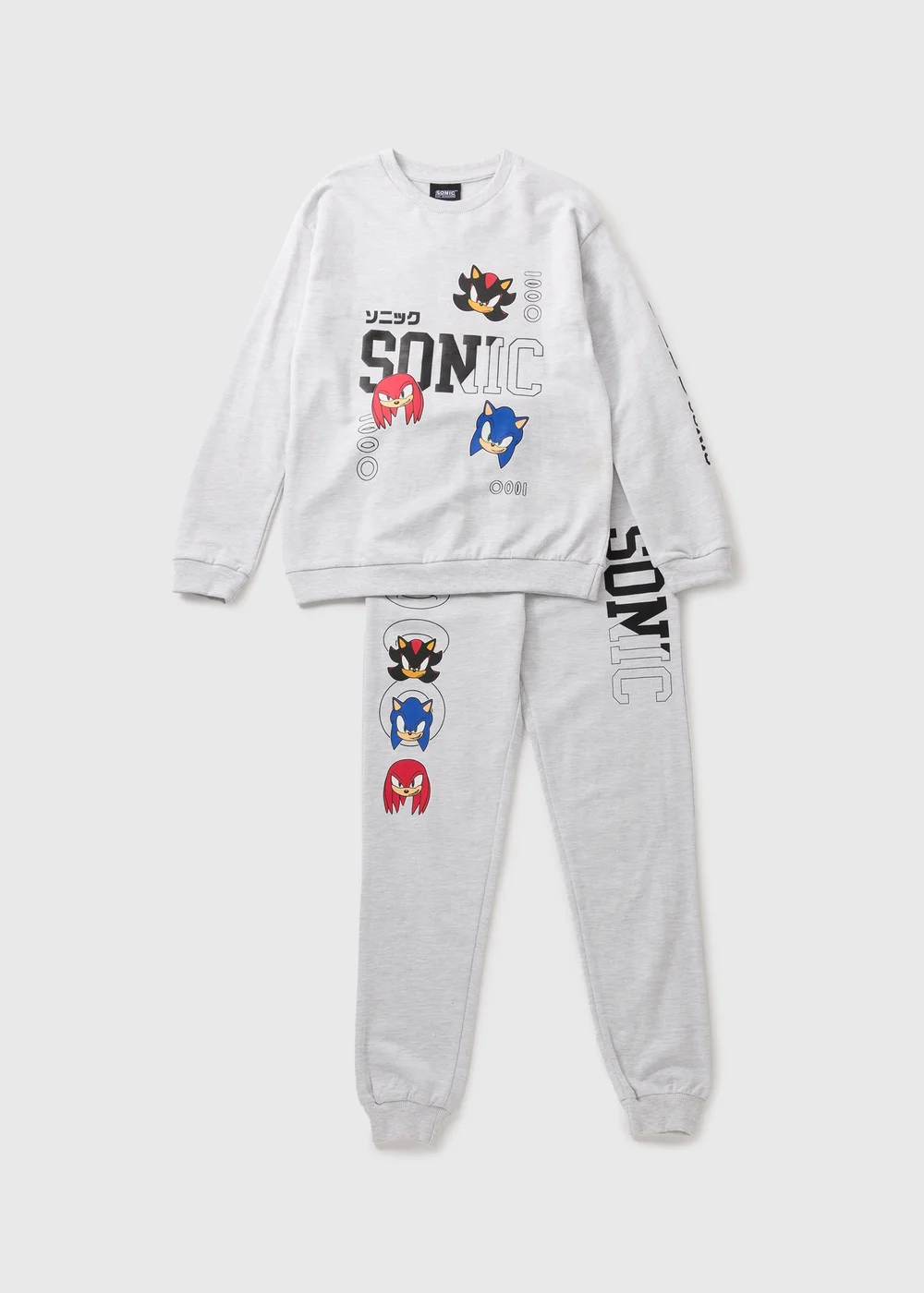 Sonic Boys Grey Sweatshirt & Jogging Bottoms (5-13yrs) - 5 Yrs Image 1