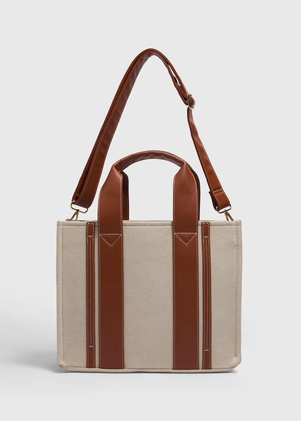 Natural Canvas Tote Bag - One Size Image 3