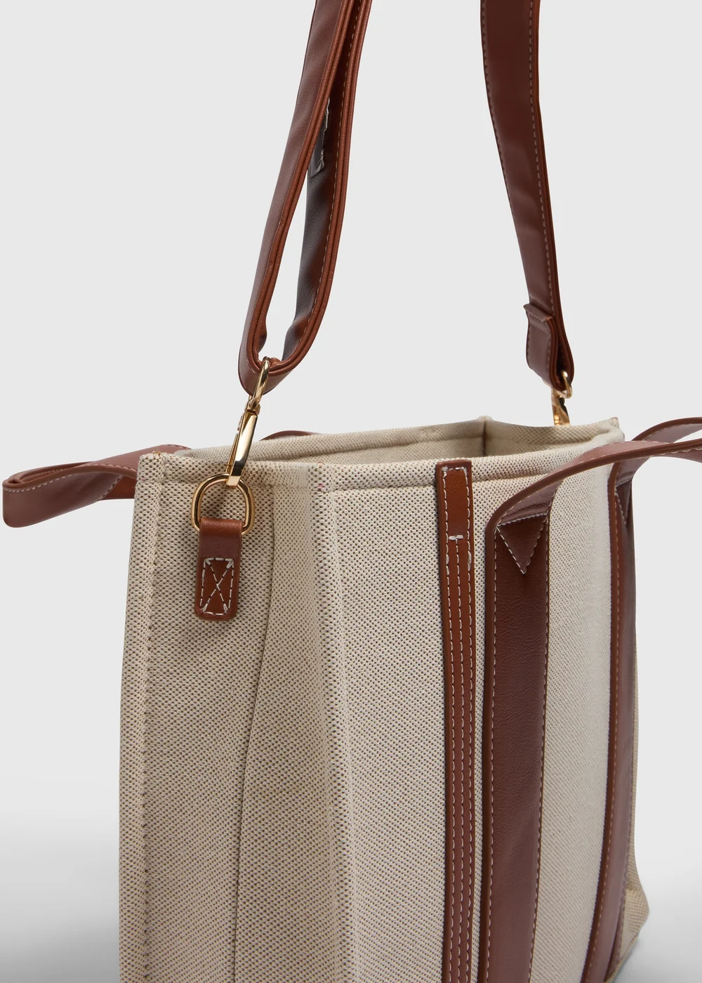 Natural Canvas Tote Bag - One Size Image 4