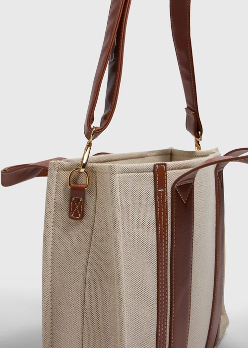 Natural Canvas Tote Bag - One Size Image 4