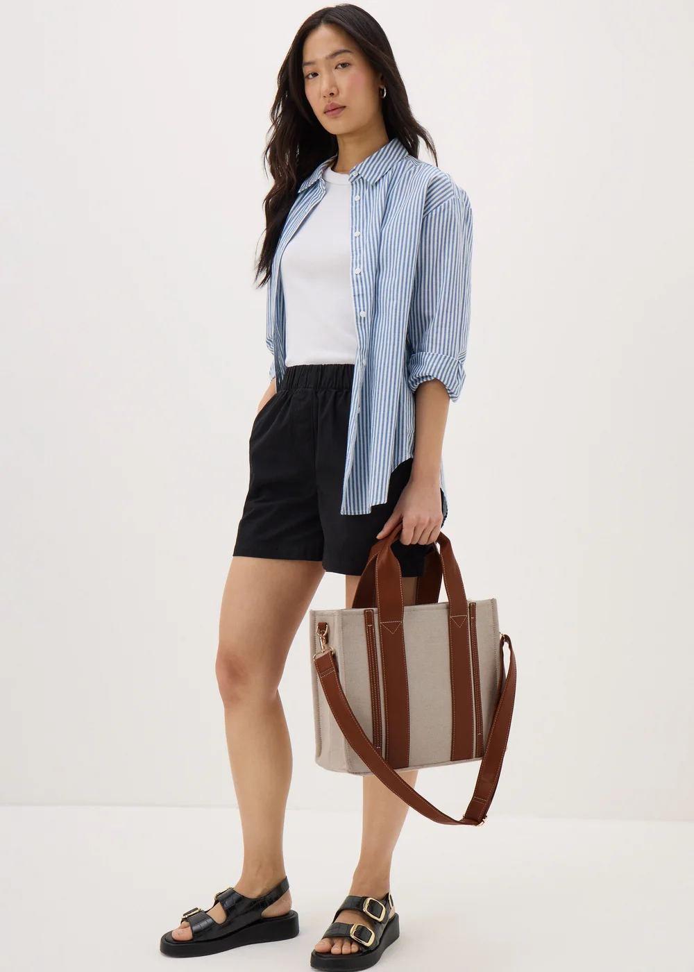 Natural Canvas Tote Bag - One Size Image 2