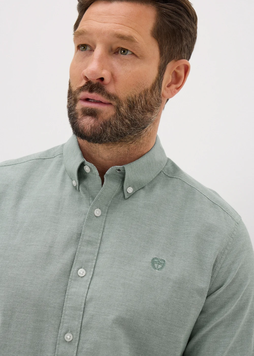 Green Oxford Shirt - S Image 2