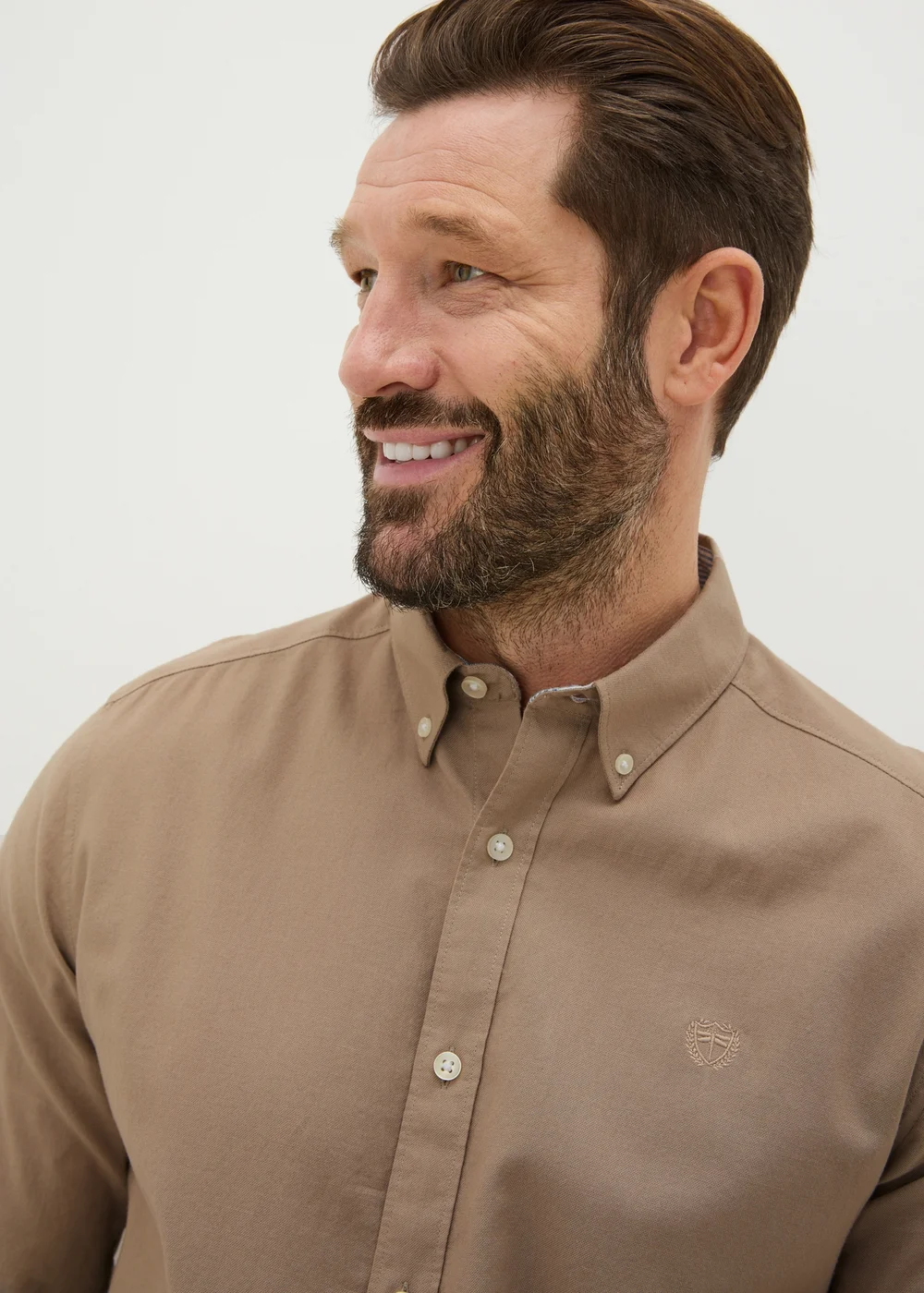 Stone Oxford Shirt - S Image 2