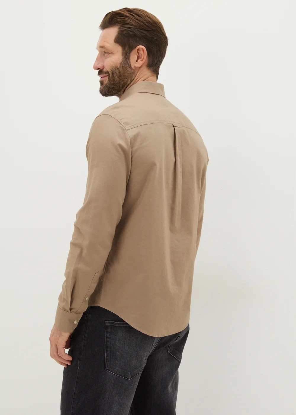 Stone Oxford Shirt - S Image 3