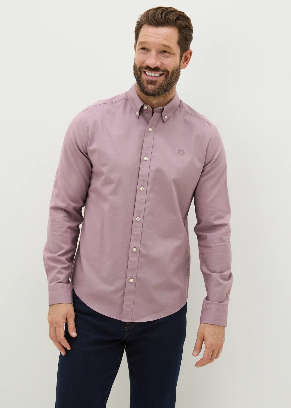 Pink Oxford Shirt - S Image 1