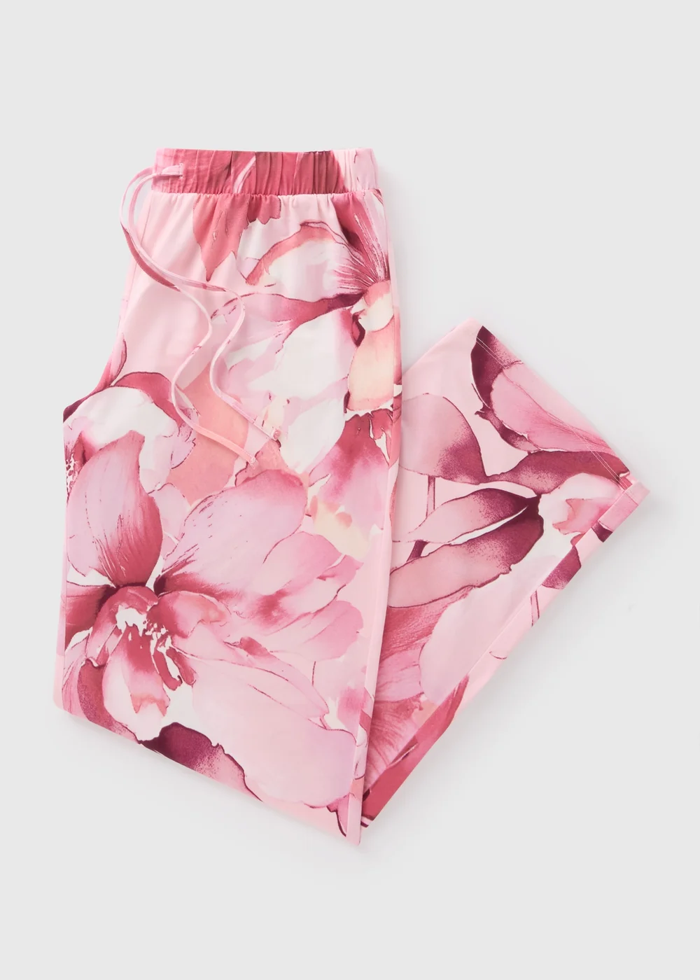 Pink Floral Soft Touch Pyjama Bottoms - Extra small Image 3