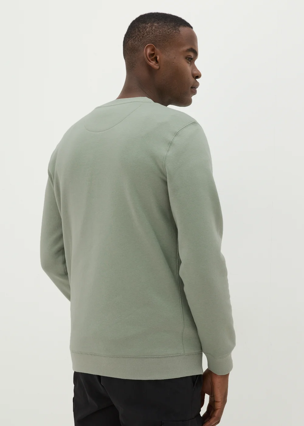 Green Crew Neck Sweatshirt - S Image 3