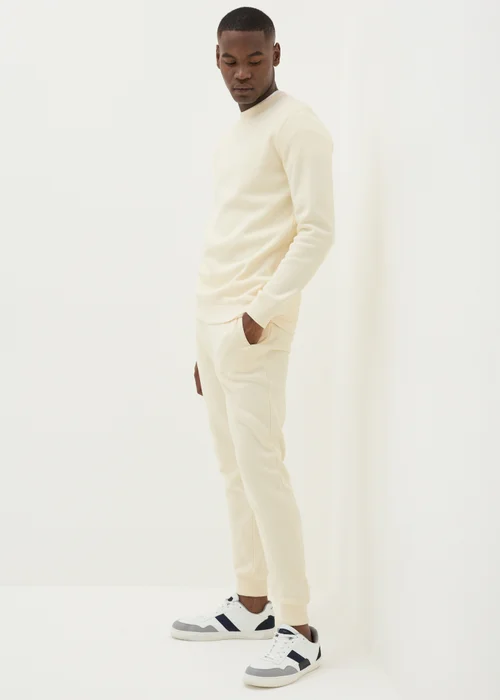 Cream Crew Neck Sweatshirt - S Image 2