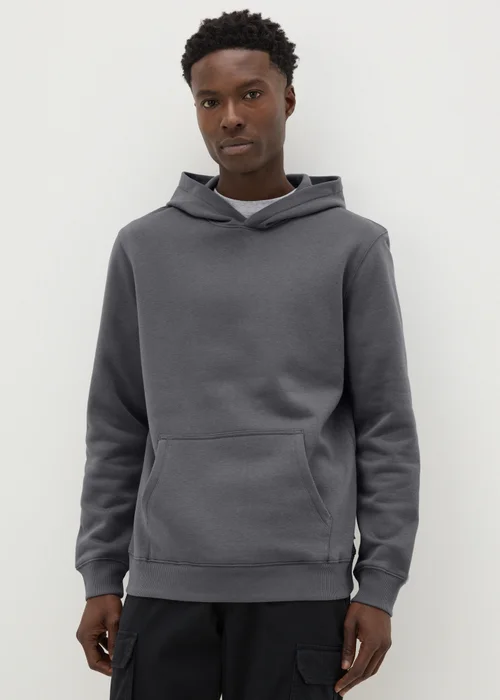 Dark Grey Pull On Hoodie - S Image 1