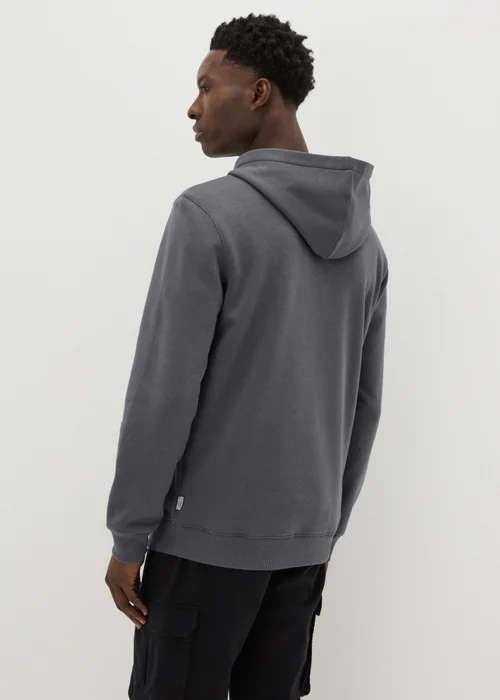 Dark Grey Pull On Hoodie - S Image 2