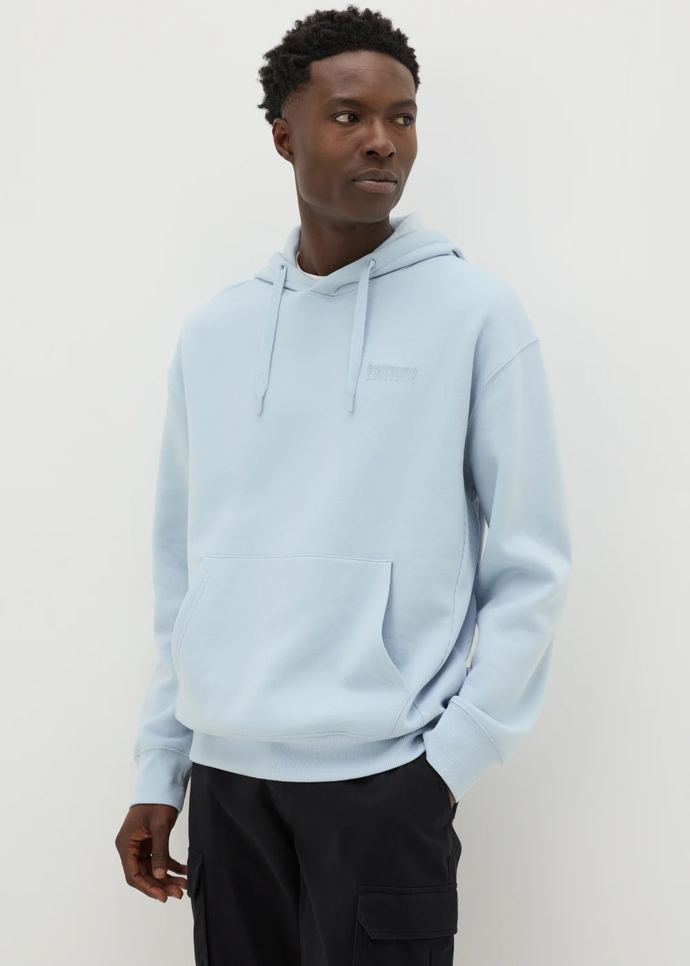 Light Blue Editions Relaxed Fit Hoodie - S Image 1