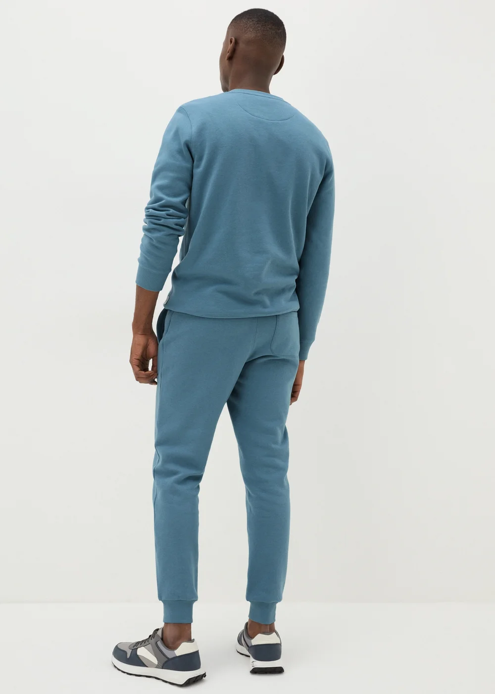 Blue Slim Fit Jogging Bottoms - XS Image 3