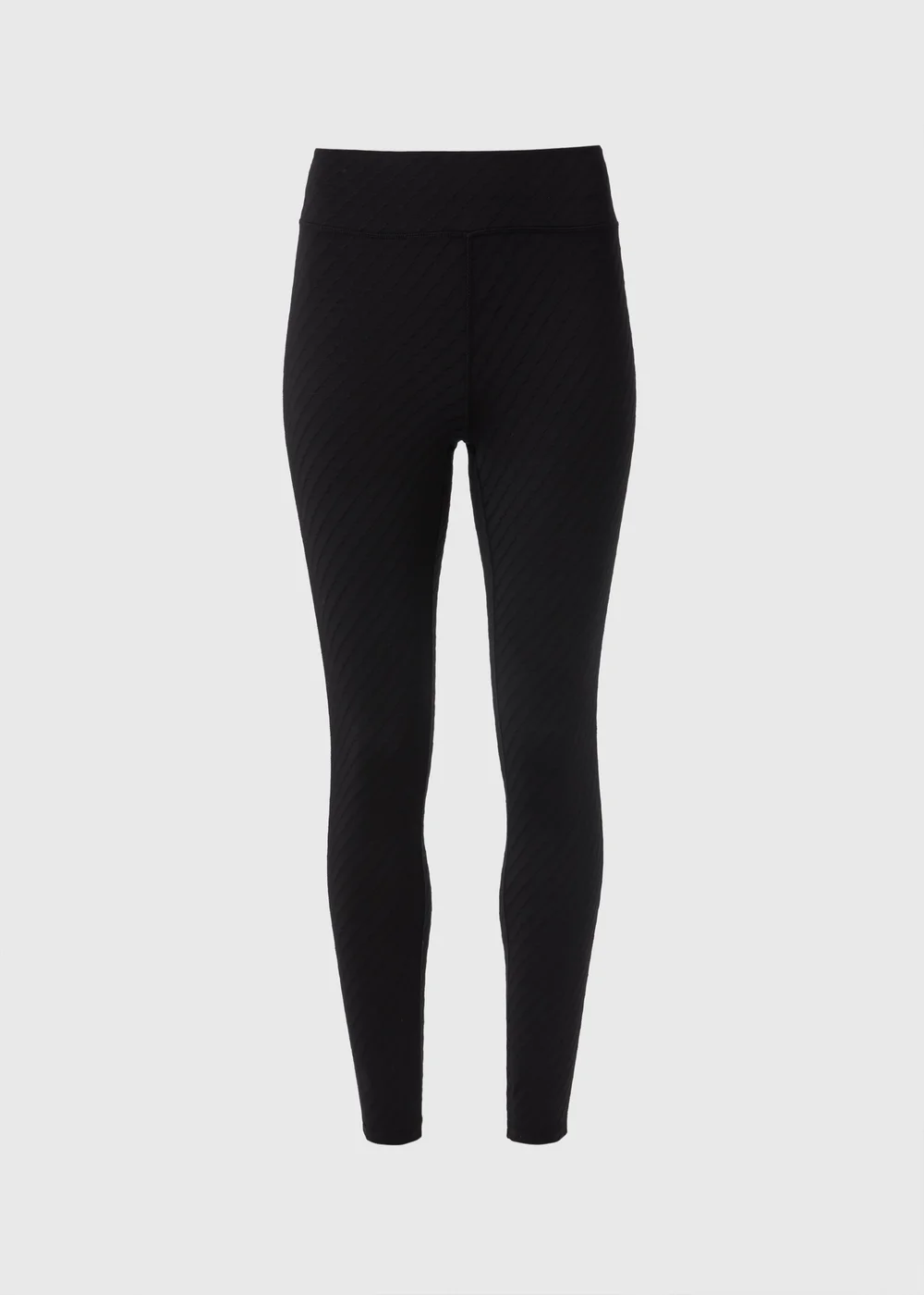 Souluxe Black Textured Leggings - 8 Image 3