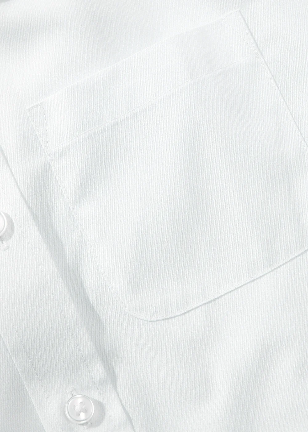 2 Pack Boys White Slim Fit School Shirts (4-16yrs) - 4 Yrs Image 2