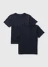 2 Pack Navy T-Shirts (3-16yrs) - 4 Yrs Image 1