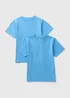2 Pack Blue T-Shirts (3-16yrs) - Age 4 Years Image 1